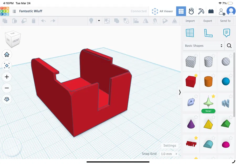 Nút vặn Amp knob #1 - Phụ kiện thay thế 3D cho thiết bị âm thanh - Image 1