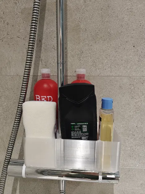 Khay treo đựng đồ dùng nhà tắm gắn thanh vòi sen (Shower Rack) - Image 1