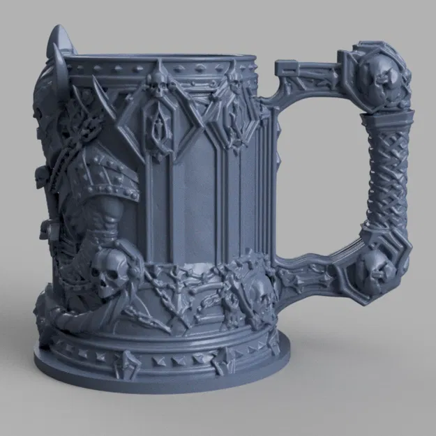 Cốc giữ lon bia chiến binh Skullbound War Tankard - Image 3