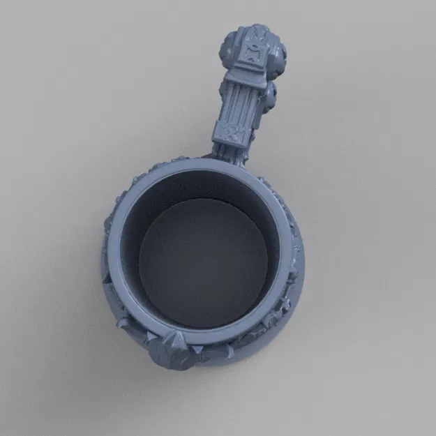 Cốc giữ lon bia chiến binh Skullbound War Tankard - Image 5