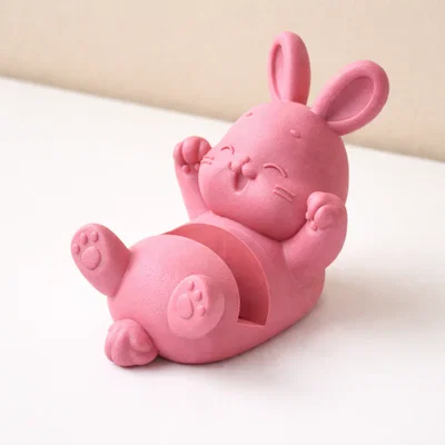 Giá đỡ điện thoại hình chú thỏ dễ thương - Đồ trang trí in 3D