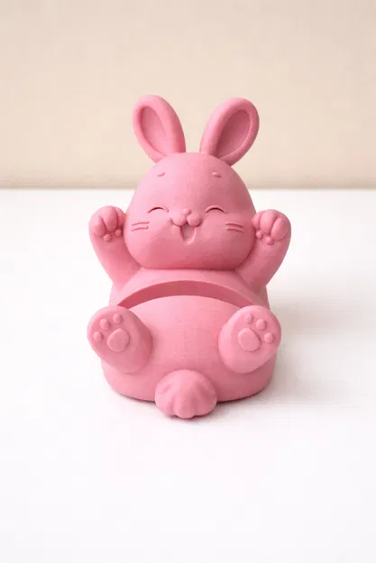 Giá đỡ điện thoại hình chú thỏ dễ thương - Đồ trang trí in 3D - Image 2