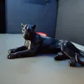 Mô hình 3D Báo Đen (Pantera Nera Reale) trang trí để bàn cực chất - Thumbnail 3