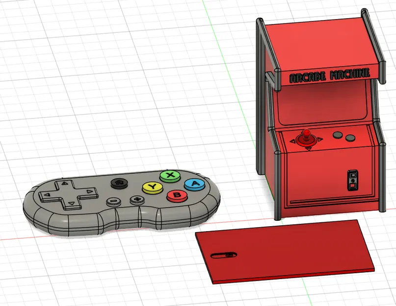 Mô hình máy chơi game Arcade mini kiêm hộp đựng và tay cầm Fidget - Image 1