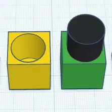 Bộ Khối Xếp Hình Cầu Vồng 6 Mảnh - Đồ Chơi Thông Minh Tự In 3D