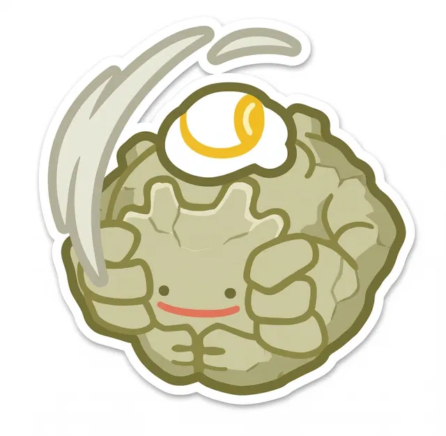 Khuôn cắt bánh quy hình Graveler Pokopia (Pokémon Cookie Cutter) - Image 1