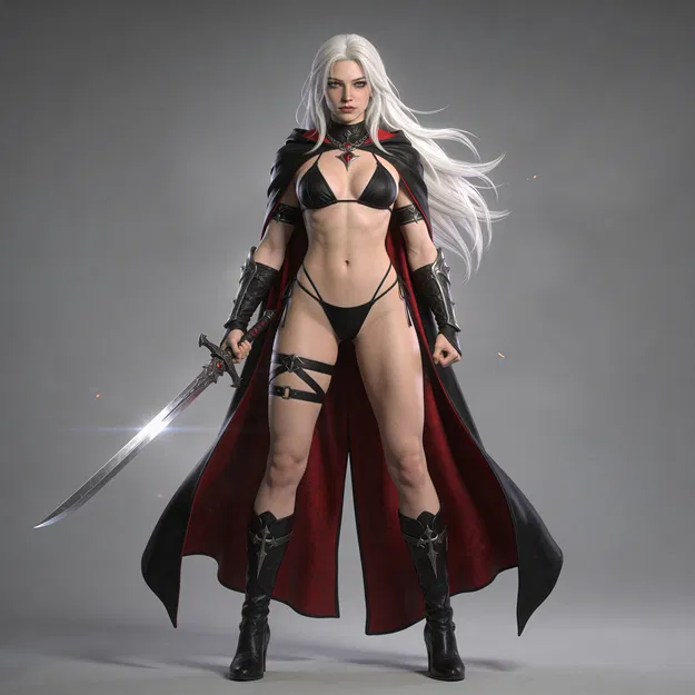 Mô hình in 3D Lady Death 1: Nữ chiến binh dark fantasy sắc nét - Image 1
