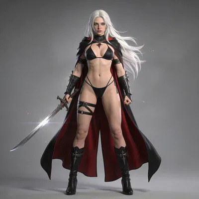Mô hình in 3D Lady Death 1: Nữ chiến binh dark fantasy sắc nét
