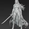Mô hình in 3D Lady Death 1: Nữ chiến binh dark fantasy sắc nét - Thumbnail 2