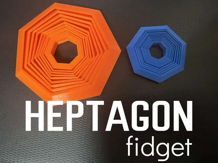 Heptagon Fidget - Món đồ chơi xoay 7 cạnh độc đáo - Image 1