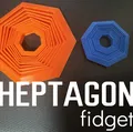 Heptagon Fidget - Món đồ chơi xoay 7 cạnh độc đáo - Thumbnail 1
