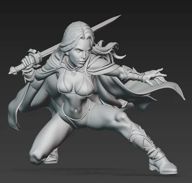 Mô hình 3D Lady Death 2 phong cách Dark Fantasy cho dân sưu tầm - Image 2