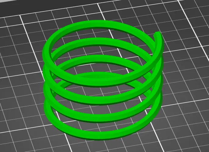 Mô hình lò xo 3D (Spring) đơn giản cho người mới bắt đầu - Image 1