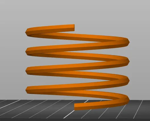 Mô hình lò xo 3D (Spring) đơn giản cho người mới bắt đầu - Image 2