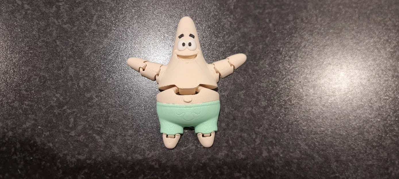 Mô hình sao biển cử động linh hoạt (Articulated Seastar) in nguyên khối - Image 3