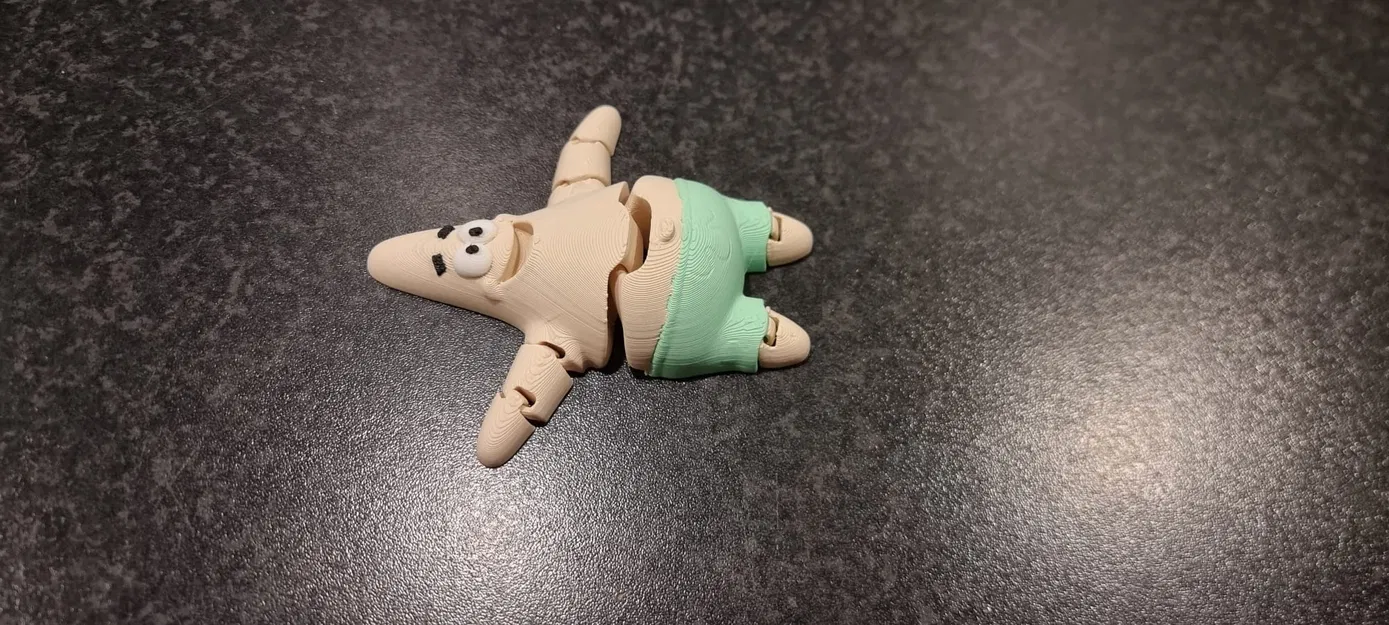 Mô hình sao biển cử động linh hoạt (Articulated Seastar) in nguyên khối - Image 4