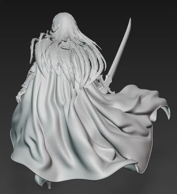 Mô hình 3D Lady Death - Tác phẩm chiến binh Dark Fantasy sắc nét - Image 3