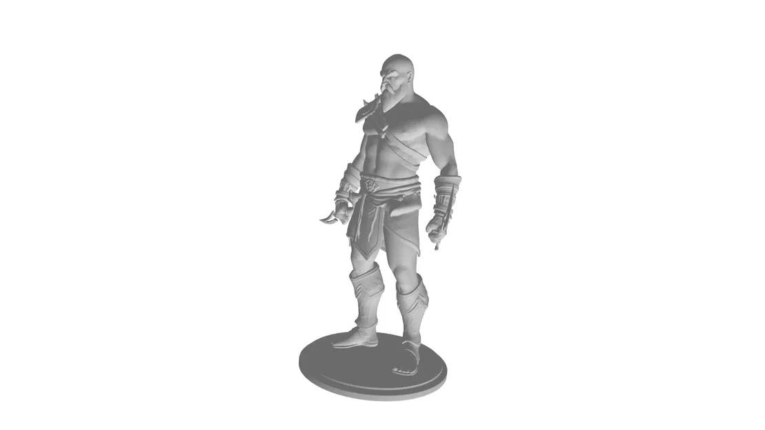 Mô hình 3D Kratos God of War - Tượng Chiến Thần cực chất cho fan - Image 1