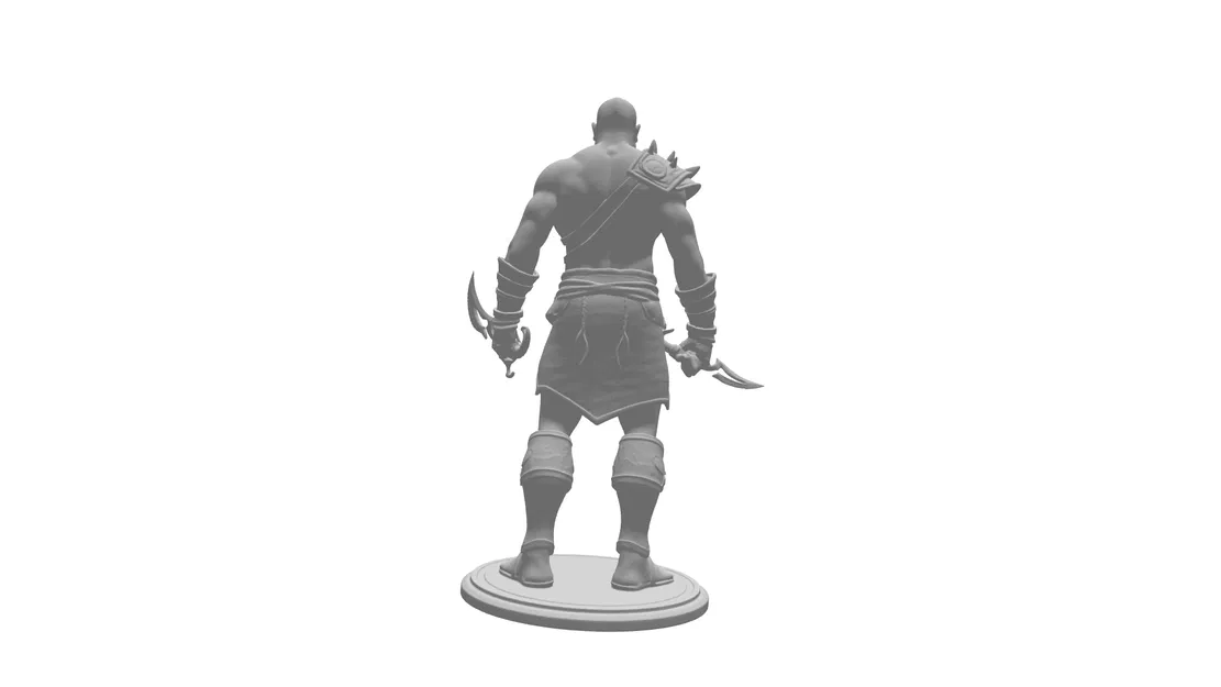 Mô hình 3D Kratos God of War - Tượng Chiến Thần cực chất cho fan - Image 2
