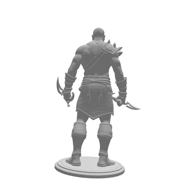 Mô hình 3D Kratos God of War - Tượng Chiến Thần cực chất cho fan