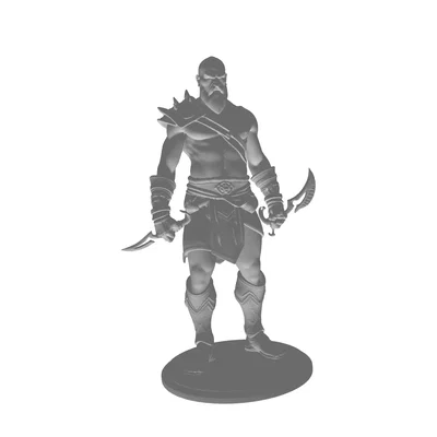 Mô hình 3D Kratos God of War - Tượng Chiến Thần cực chất cho fan