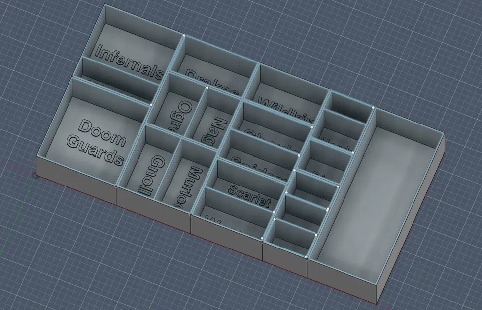 Khay đựng (Insert) cho board game World of Warcraft - Image 1