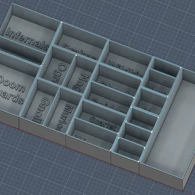 Khay đựng (Insert) cho board game World of Warcraft