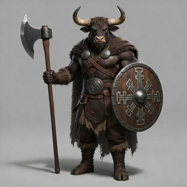 Mô hình Minotaurus 2: Chiến binh thần thoại dũng mãnh cho in 3D - Image 1