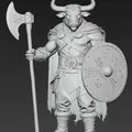 Mô hình Minotaurus 2: Chiến binh thần thoại dũng mãnh cho in 3D - Thumbnail 2