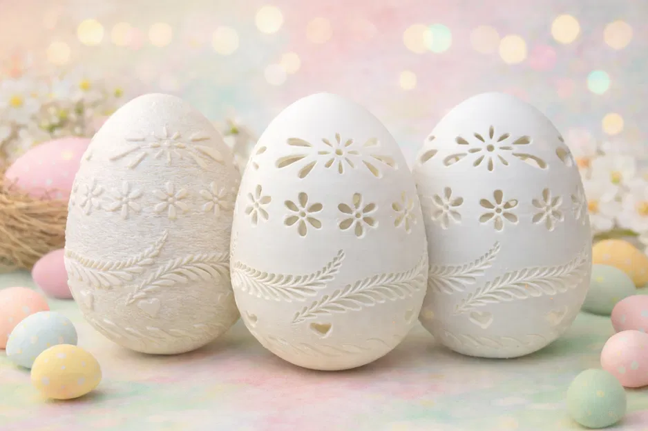 Bộ ba trứng Phục sinh – Dập nổi, Cắt một phần & Cắt thủng - Image 3