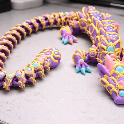Mô hình rồng Easter Cookie Dragon in 3D cực đáng yêu