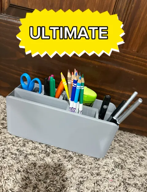 Khay Đựng Dụng Cụ Học Tập Để Bàn Tiện Dụng - File In 3D - Image 1