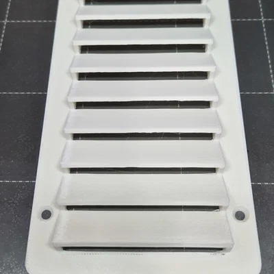 Mặt nạ thông gió 100x195mm có lưới chắn - File in 3D chất lượng cao