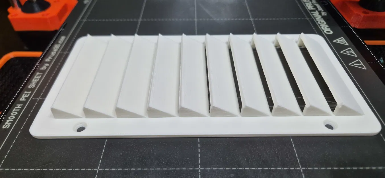 Mặt nạ thông gió 100x195mm có lưới chắn - File in 3D chất lượng cao - Image 2