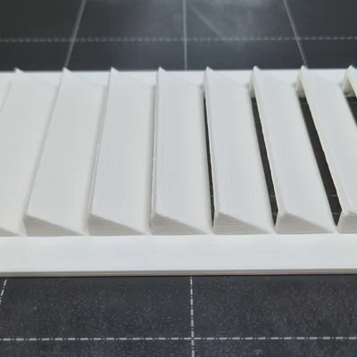 Mặt nạ thông gió 100x195mm có lưới chắn - File in 3D chất lượng cao