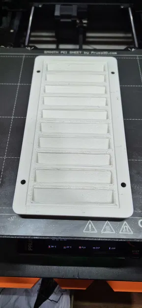 Mặt nạ thông gió 100x195mm có lưới chắn - File in 3D chất lượng cao - Image 3