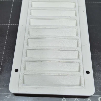 Mặt nạ thông gió 100x195mm có lưới chắn - File in 3D chất lượng cao