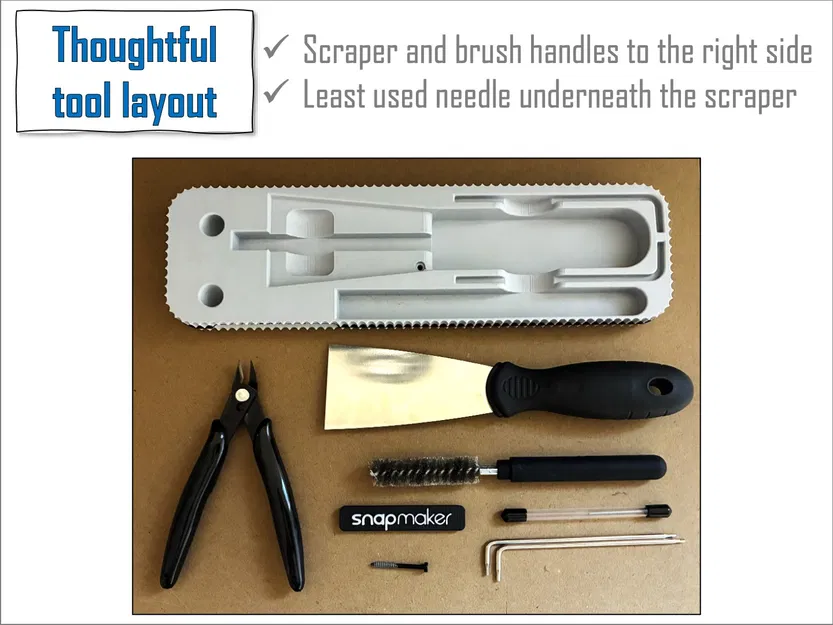 Hộp đựng dụng cụ IKEALLER cho Snapmaker U1 thiết kế bởi @amelo - Image 2