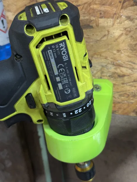 Giá treo máy khoan, máy vặn vít RYOBI 18V (Thiết kế gọn gàng) - Image 3