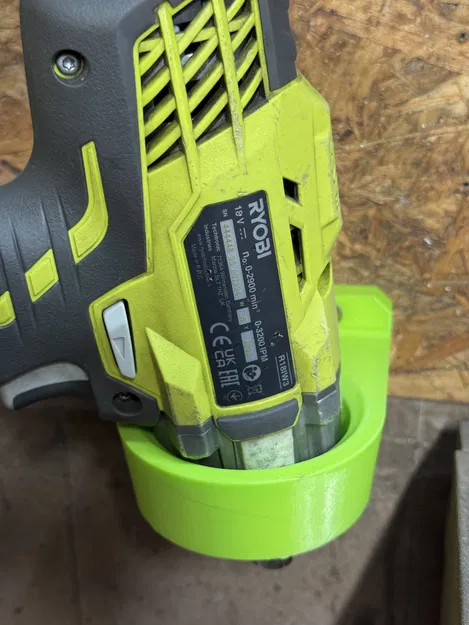 Giá treo máy khoan, máy vặn vít RYOBI 18V (Thiết kế gọn gàng) - Image 4