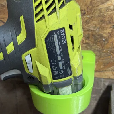 Giá treo máy khoan, máy vặn vít RYOBI 18V (Thiết kế gọn gàng)