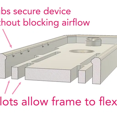 Ngàm gắn nam châm cho SMLight SLZB-06 / SLZB-MR