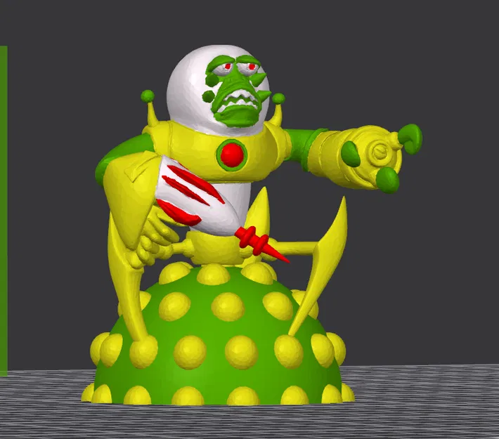 Mô hình 3D nhân vật Alien trong board game King of Tokyo - Image 1