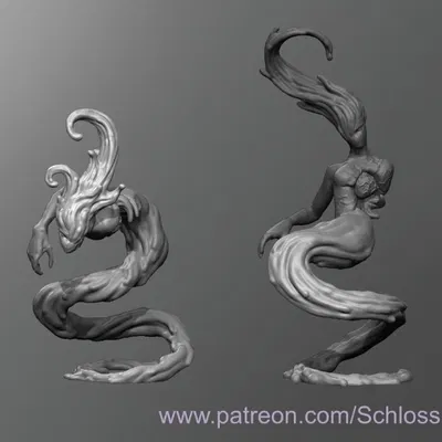 Mô hình 3D Blood Spirit cho game D&D và Tabletop cực chi tiết