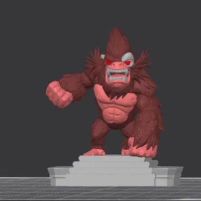 Mô hình King Kong 3D cho trò chơi bàn cờ King of Tokyo