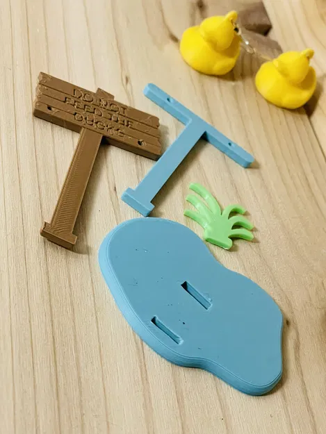 Đế treo bông tai hình vịt cao su - Món quà xinh xắn - Image 3