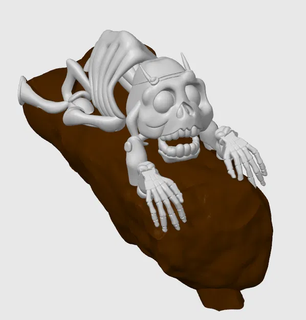 Mô hình 3D The Skull (The Last Unicorn) - Bản sao độc đáo - Image 1