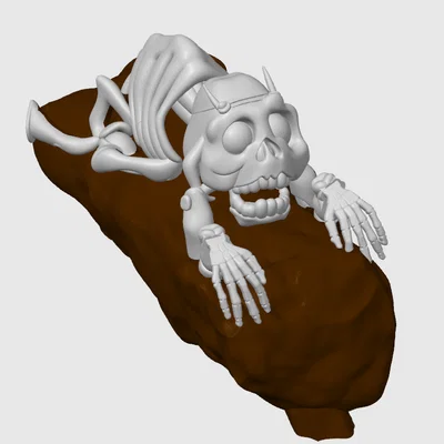 Mô hình 3D The Skull (The Last Unicorn) - Bản sao độc đáo