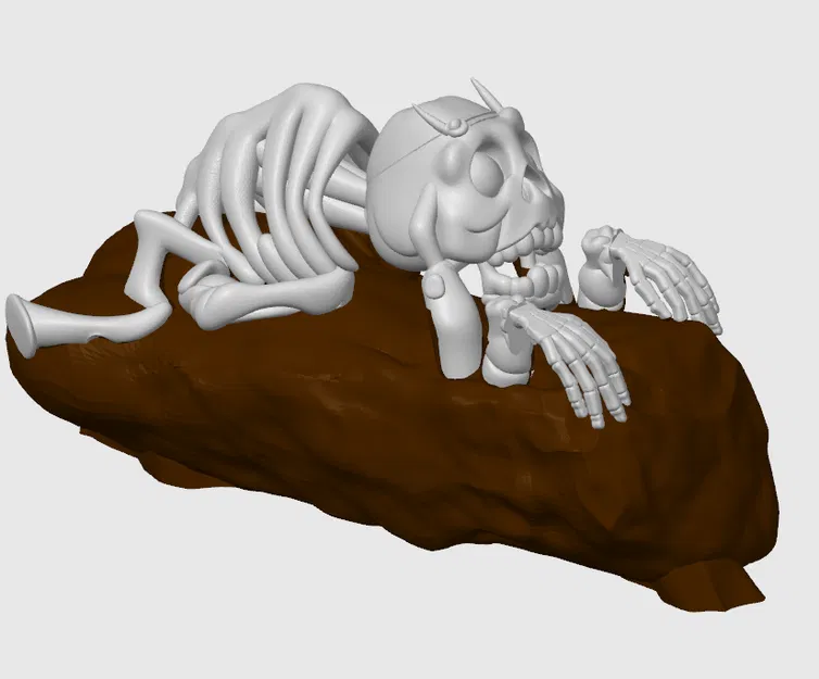 Mô hình 3D The Skull (The Last Unicorn) - Bản sao độc đáo - Image 2