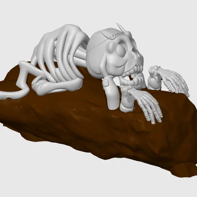 Mô hình 3D The Skull (The Last Unicorn) - Bản sao độc đáo
